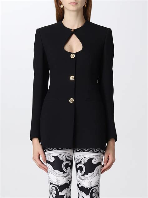 versace coat women's|Versace blazer for women.